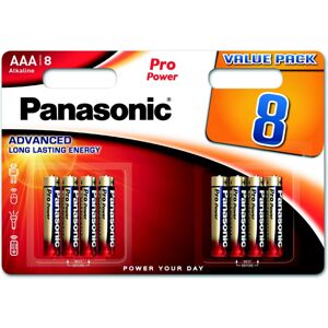 Panasonic Pro Power Gold AAA alkalická baterie, 8 ks