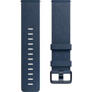 Fitbit Versa kožený řemínek vel. L Modrý