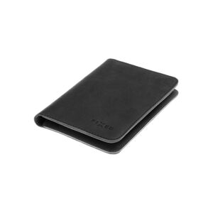 FIXED Passport Kožená peněženka (velikost cestovního pasu) černá