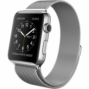 Apple Watch (2015) 42mm stříbrná nerezová ocel s milánským tahem