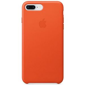 Apple kožené pouzdro iPhone 8 Plus / 7 Plus jasně oranžové