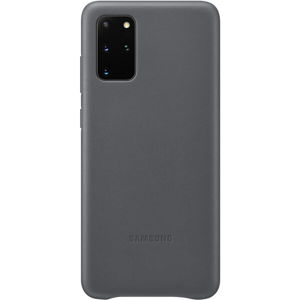 Samsung Leather Cover kryt Galaxy S20+ (EF-VG985LJEGEU) šedý