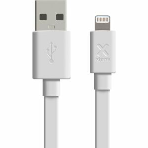 Xtorm Flat USB-A/Lightning plochý kabel 1 m bílý