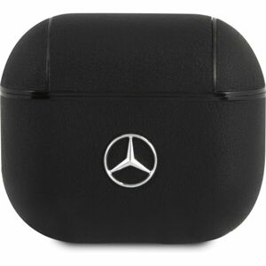 Mercedes kožené pouzdro pro AirPods 3 černé