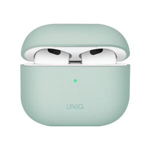 UNIQ Lino Hybrid Liquid silikonové pouzdro AirPods 2021 zelené