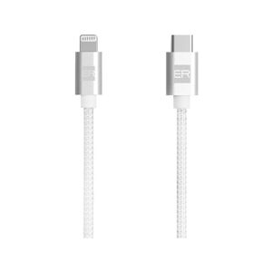 ER POWER USB-C/Lightning kabel bílý 1,2 m