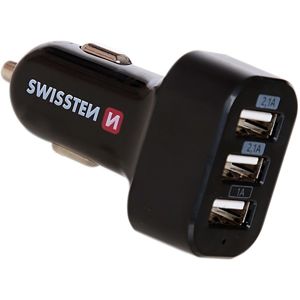 SWISSTEN CL adaptér 3x USB 5,2 A