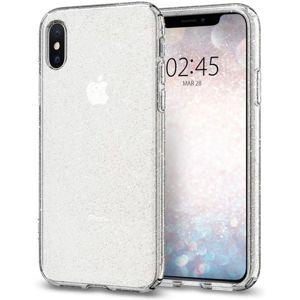 Spigen Liquid Crystal Glitter kryt iPhone XS/X čirý