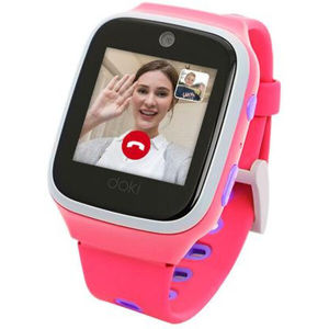 dokiPal dětské chytré hodinky 4G/LTE s videotelefonem růžové