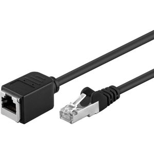 PremiumCord prodlužovací Patch kabel RJ45-RJ45 1m černý
