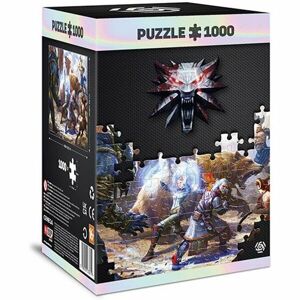 Puzzle The Witcher: Geralt and Triss in Battle