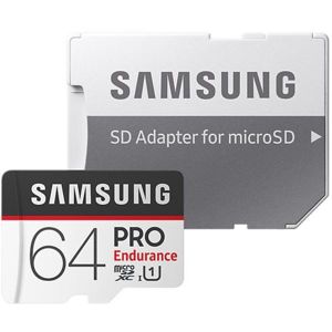 Samsung PRO enduranceMicro SDXC 64GB + SD adaptér
