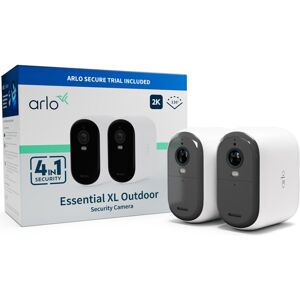 Arlo Essential (Gen.2) XL 2K venkovní bezpečnostní kamera, 2 Pack, bílá