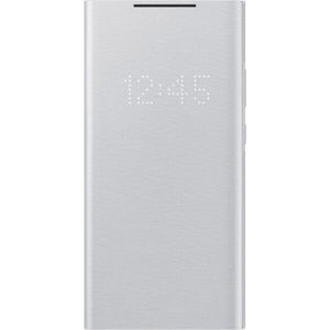 Samsung LED View Cover pouzdro Galaxy Note20 Ultra (EF-NN985PSEGEU) stříbrné (eko-balení)