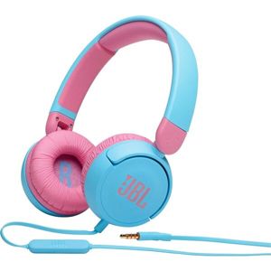 JBL dětská náhlavní sluchátka modrá/růžová