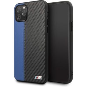 BMW Carbon Stripe kryt iPhone 11 Pro Max modrý