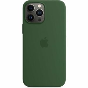 Apple silikonový kryt s MagSafe na iPhone 13 Pro Max jetelově zelený