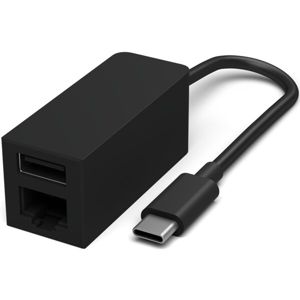 Microsoft Surface USB-C/RJ45/USB-A redukce černá