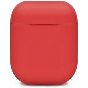 Smarty silikonové pouzdro Apple AirPods červené