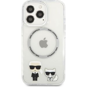 Karl Lagerfeld Magnetic Karl and Choupette Kryt iPhone 13 Pro Max čirý