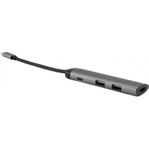 Verbatim USB-C Multiport HUB, 2x USB 3.0, 1x USB-C, HDMI dokovací stanice šedá