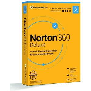 Norton 360 Deluxe 25GB CZ 1 uživatel pro 3 zařízení na 12 měsíců