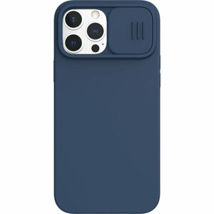 Nillkin CamShield Silky Magnetic silikonový kryt iPhone 13 Pro Max modrý