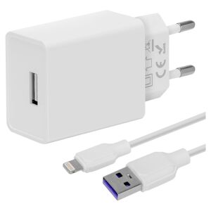 Obal:Me nabíječka USB-A (10W) + USB-A/Lightning kabel (1m) bílá