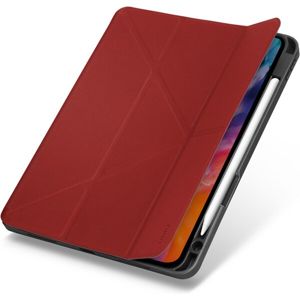 UNIQ Transforma Rigor W&S Antimikrobiální pouzdro se stojánkem Apple iPad Air 10.9" (2020) červené