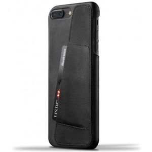 Mujjo Leather Wallet pouzdro Apple iPhone 8 Plus / 7 Plus černé