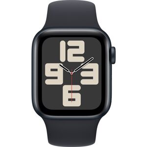 Apple Watch SE (2022) Cellular 40mm sportovní silikonový řemínek temně inkoustový S/M