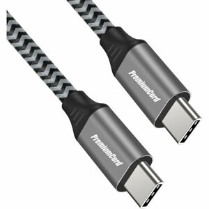 PremiumCord kabel USB-C/USB-C M/M 100W 2 m