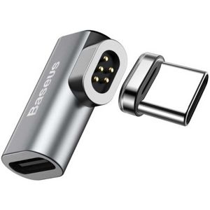 Baseus Mini magnetický USB-C adaptér šedý
