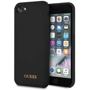 Guess Silicone pouzdro iPhone 7/8/SE (2020) černé