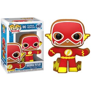 Funko POP! #447 Heroes: DC Holiday- Flash(Gingerbread)