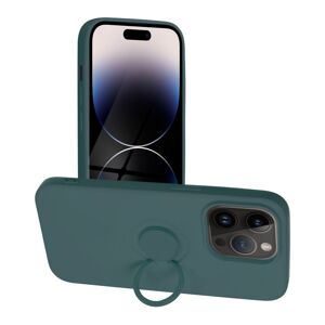 Smarty Ring silikonový kryt iPhone 14 Pro zelený