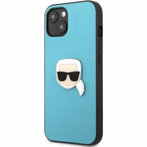 Karl Lagerfeld PU Leather Karl Head Case iPhone 13 mini modrý