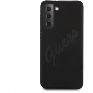 Guess Silicone Vintage kryt Samsung Galaxy S21+ černý