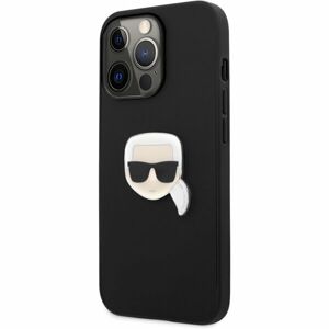 Karl Lagerfeld PU Leather Karl Head Case iPhone 13 Pro černý