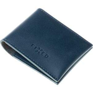 FIXED Wallet Kožená peněženka z pravé hovězí kůže modrá