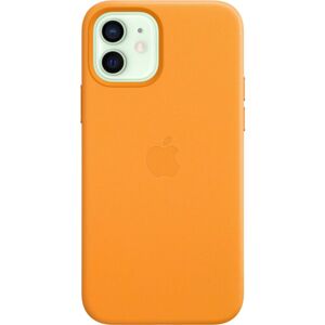 Apple kožený kryt s MagSafe iPhone 12/12 Pro měsíčkově oranžový