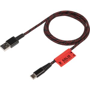 Xtorm Solid USB-C/USB-A kabel (60W), černý