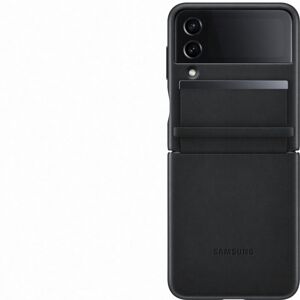 Samsung Flap Leather Cover Flip4 Black