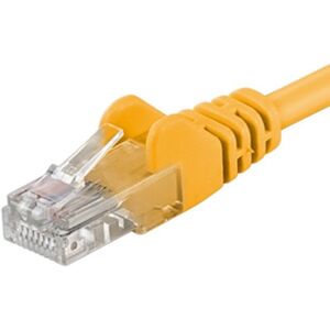 PremiumCord Patch kabel UTP RJ45-RJ45 CAT6 0,5m žlutý