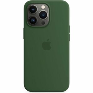 Apple silikonový kryt s MagSafe na iPhone 13 Pro jetelově zelený