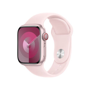 Apple Watch 49/45/44/42mm světle růžový sportovní řemínek S/M