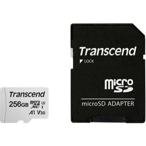 Transcend 256GB microSDXC 300S paměťová karta (s adaptérem)
