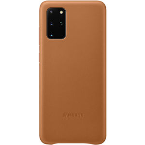 Samsung Leather Cover kryt Galaxy S20+ (EF-VG985LAEGEU) hnědý