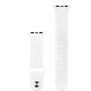 COTEetCI silikonový sportovní náramek pro Apple Watch 42/44 mm bílý