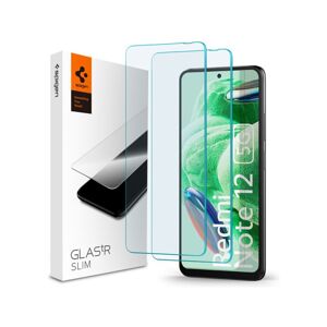Spigen Glass tR Slim tvrzené sklo 2 Pack Xiaomi Redmi Note 12 5G/POCO X5 5G